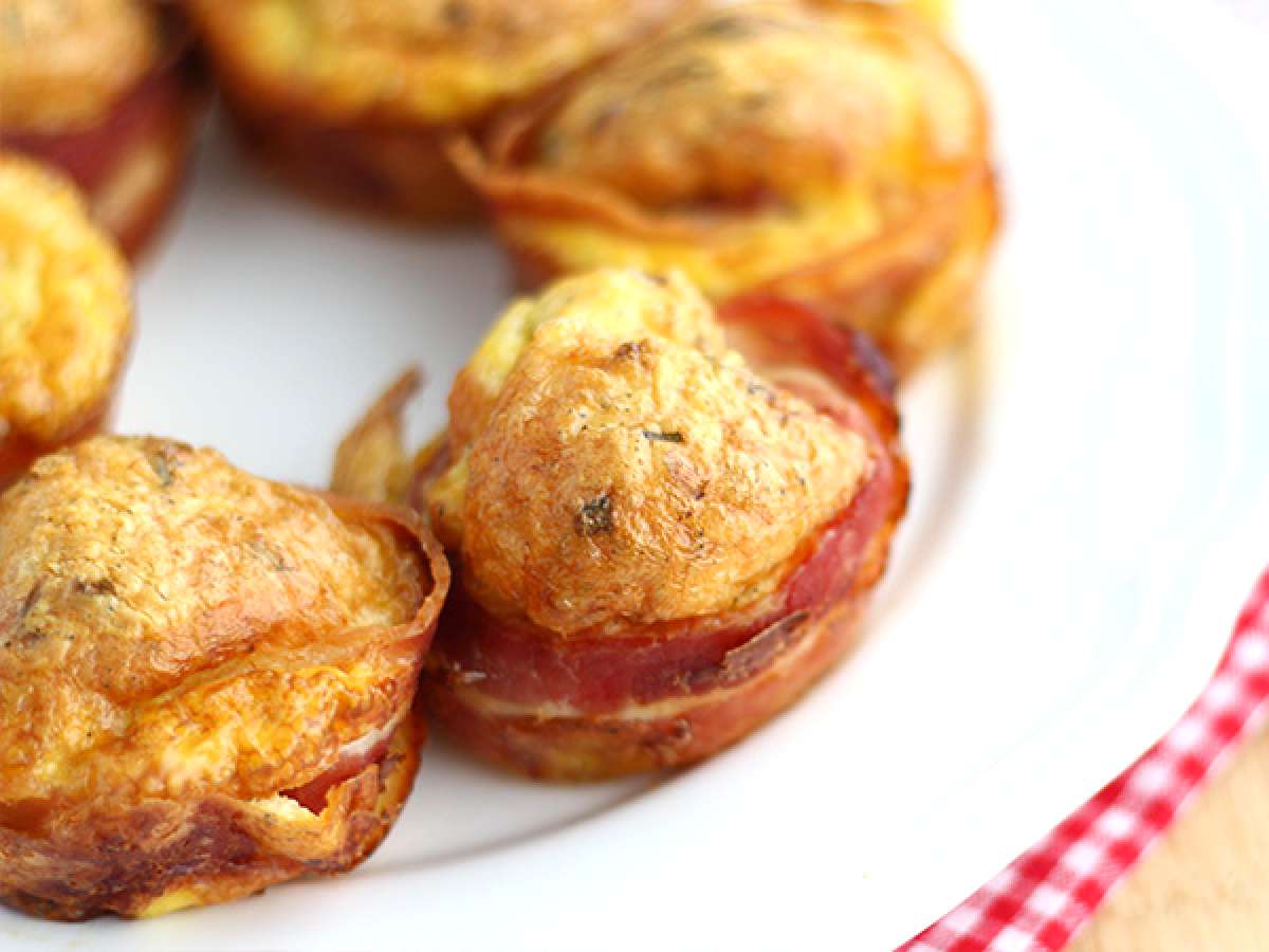 Muffins alla pancetta Ricetta Petitchef