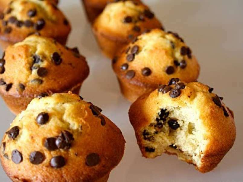 Muffins alle banane con gocce di cioccolato, foto 3