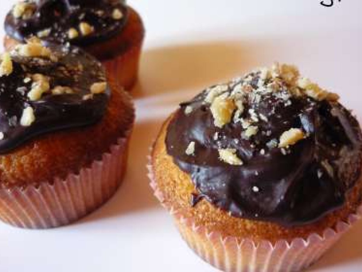 Muffins alle noci e cioccolato