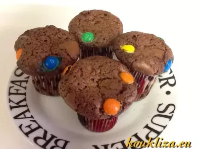 Muffins cioccolato e smarties
