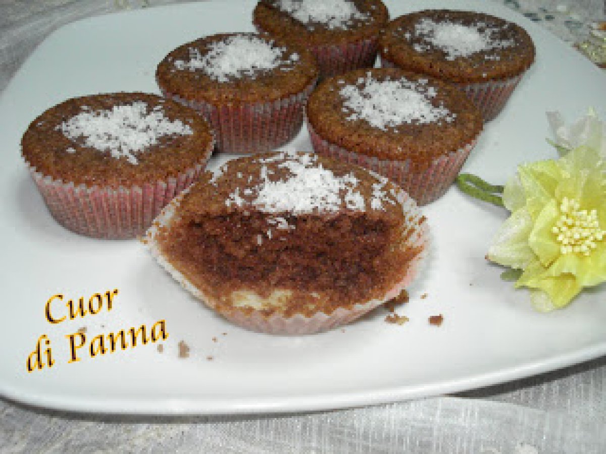 Muffins cocco e nutella - foto 3