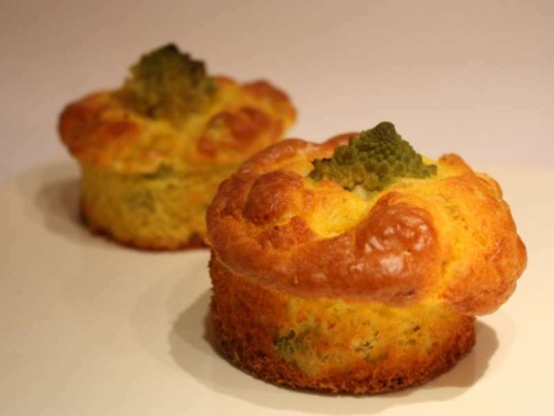 Muffins con cavolo romanesco e zafferano - foto 2