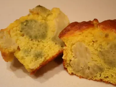 Muffins con cavolo romanesco e zafferano