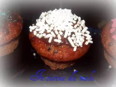 Muffins con crema di pesche, cacao e amaretti, foto 2