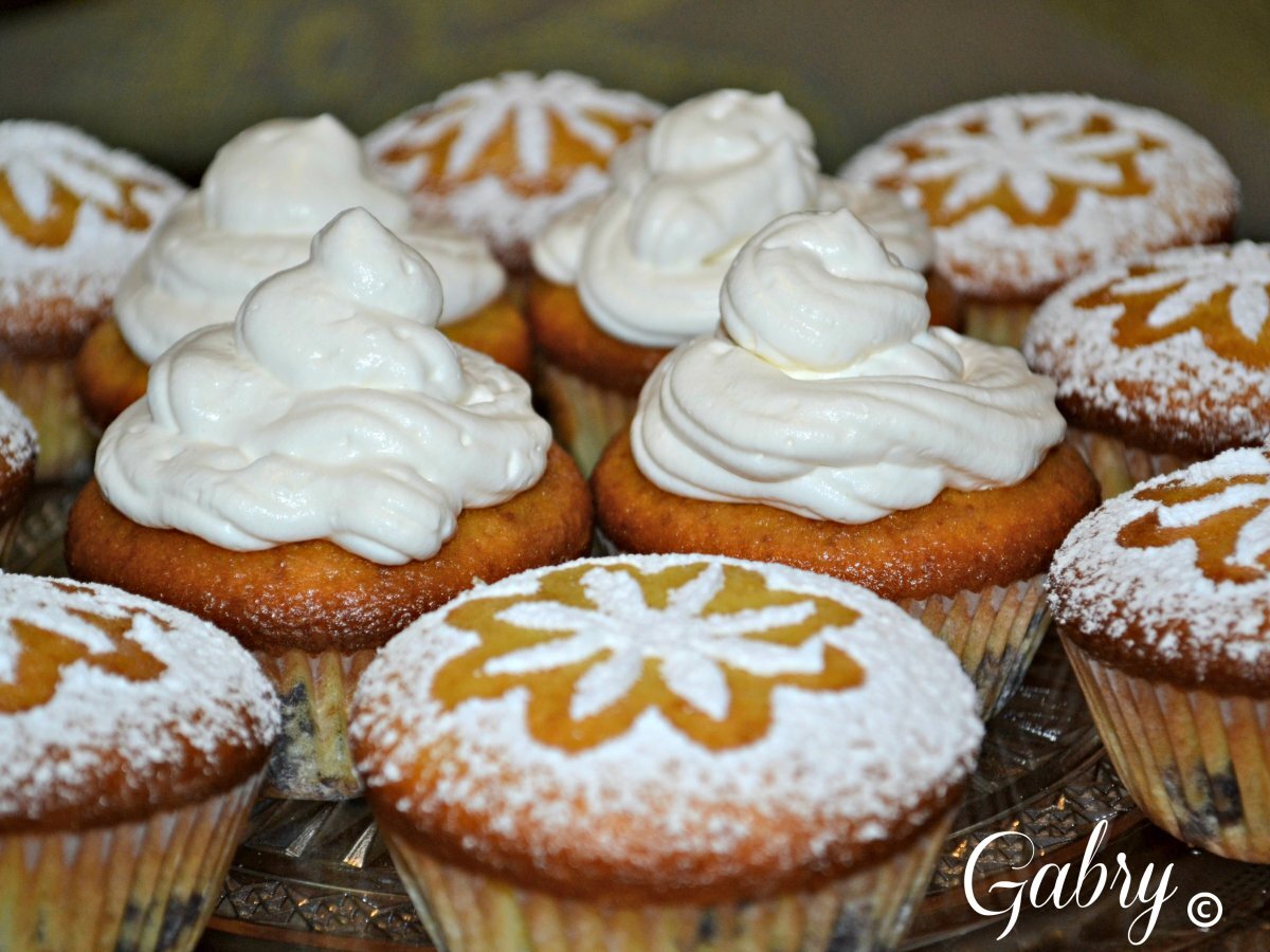 Muffins con marmellata di mirtilli