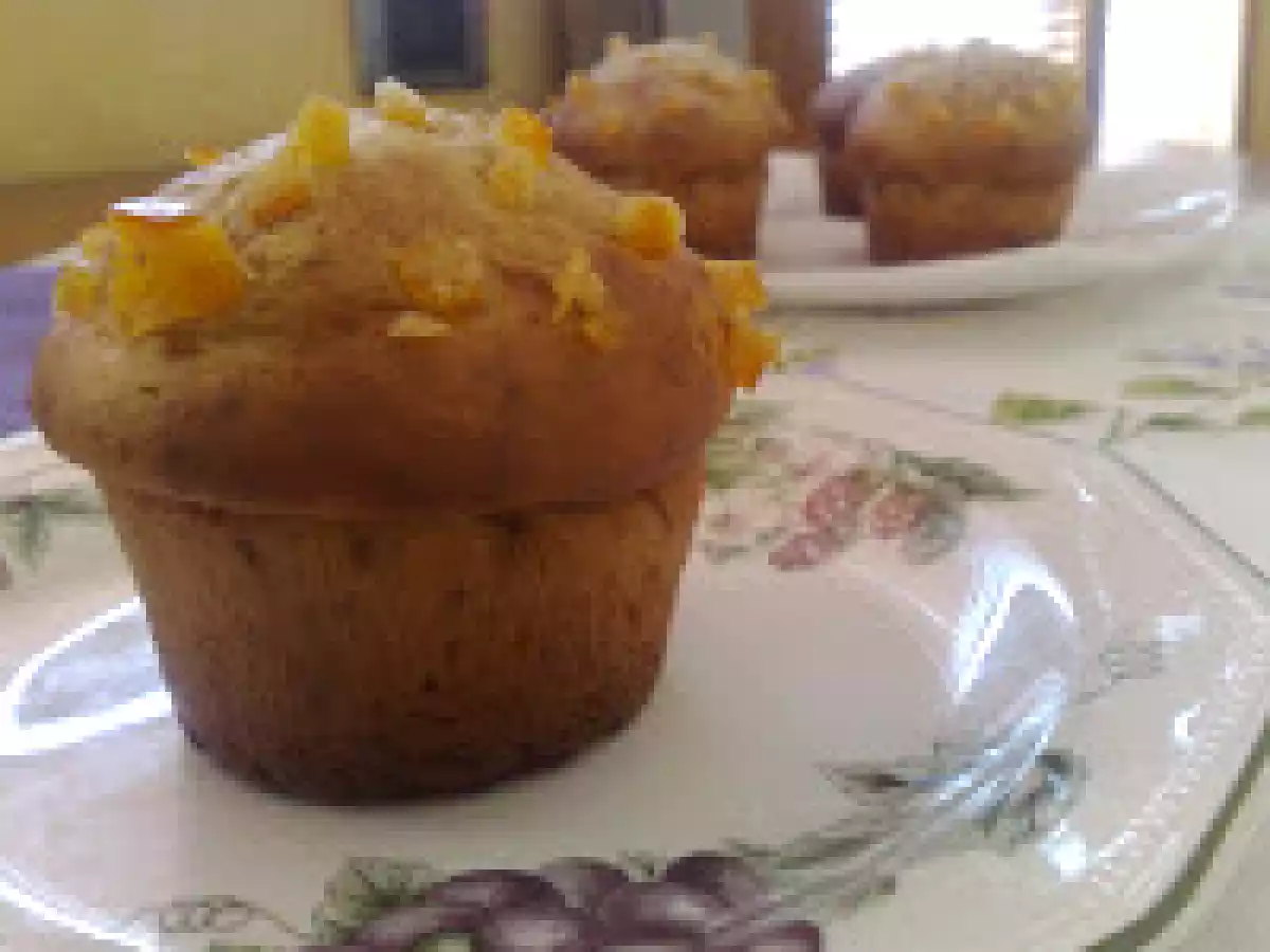 MUFFINS PROTEICI AL PROFUMO DI ARANCIA E CANNELLA - foto 2