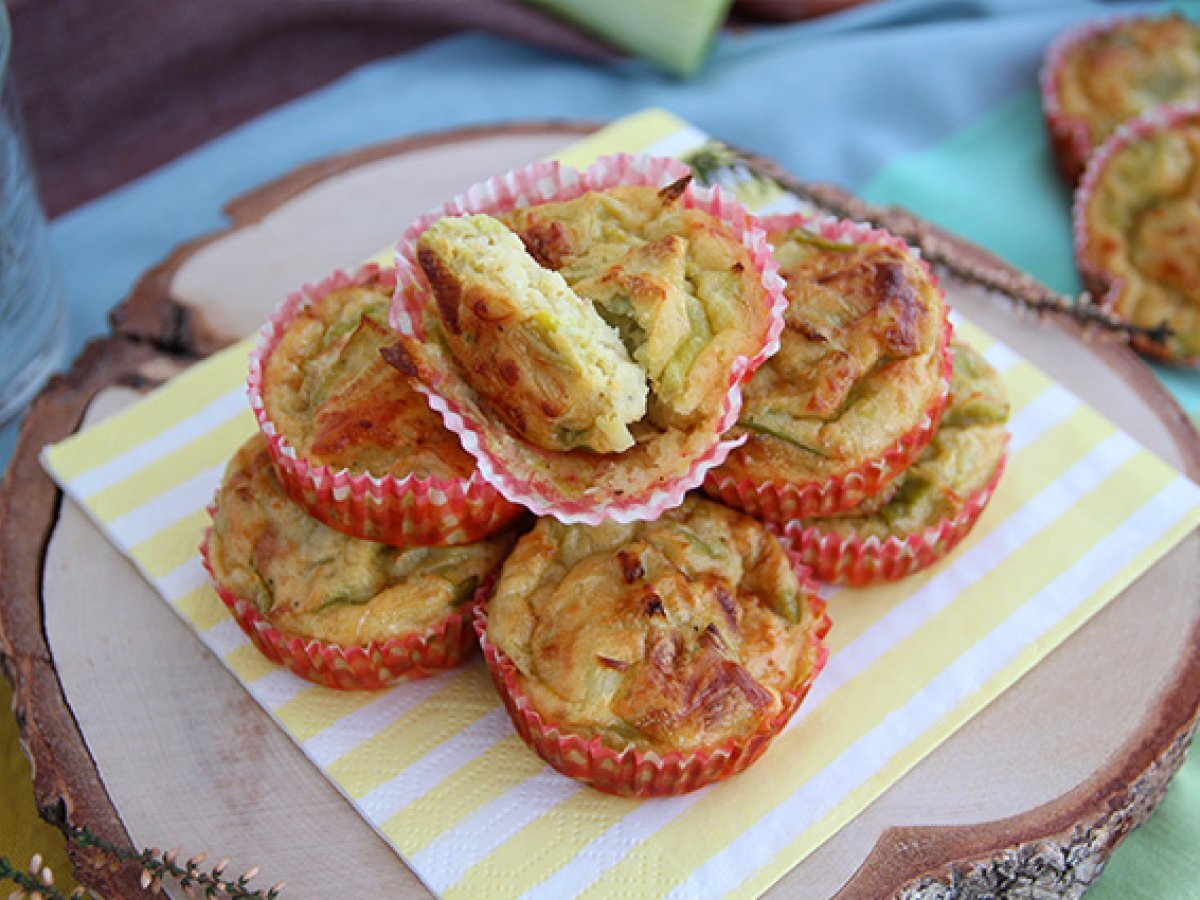 Muffins salati ai porri - foto 4