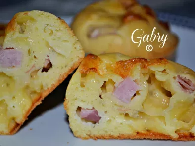 Muffins salati con prosciutto cotto e provola affumicata - foto 3