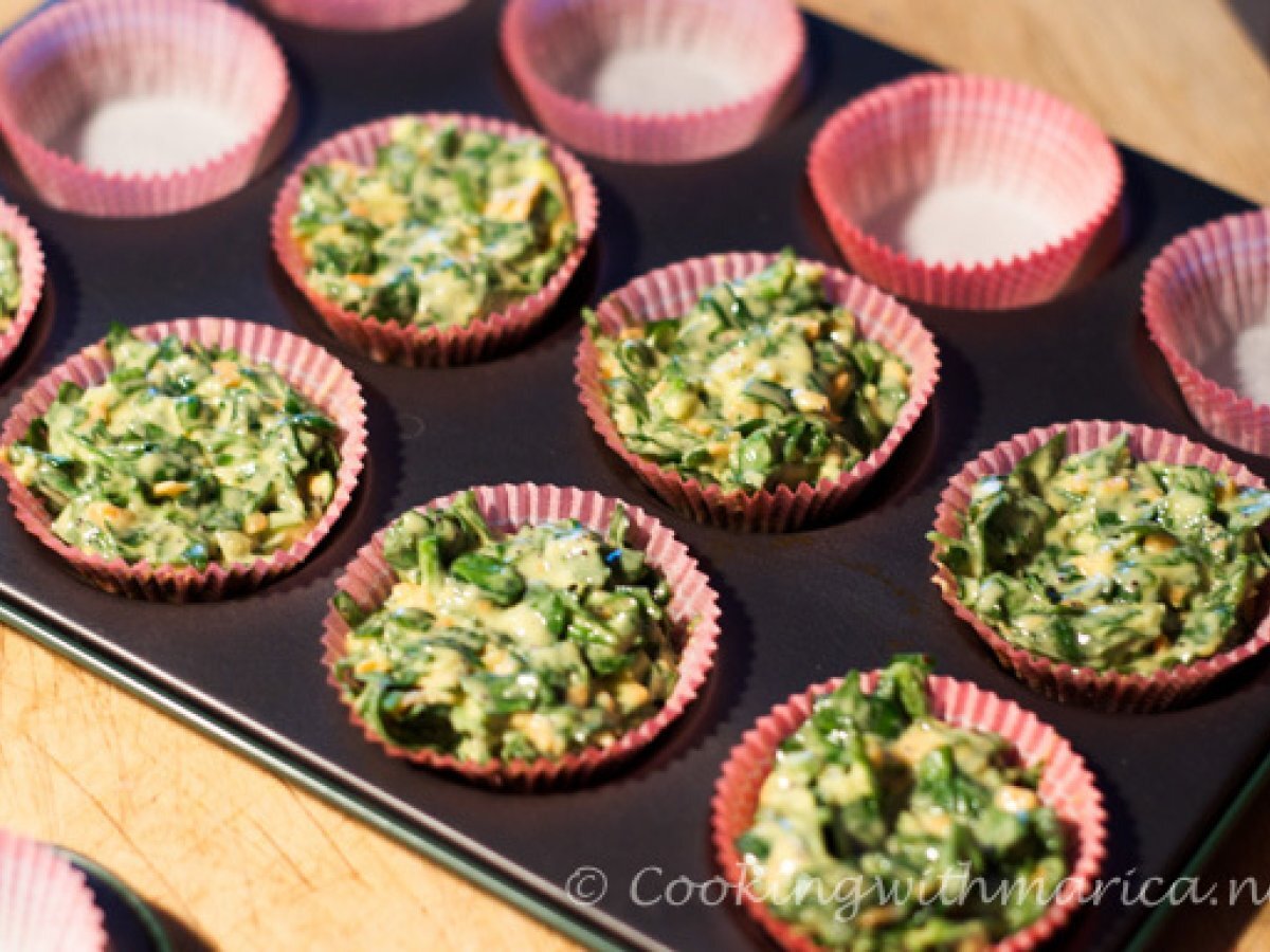 Muffins salati di spinaci e limone - foto 2