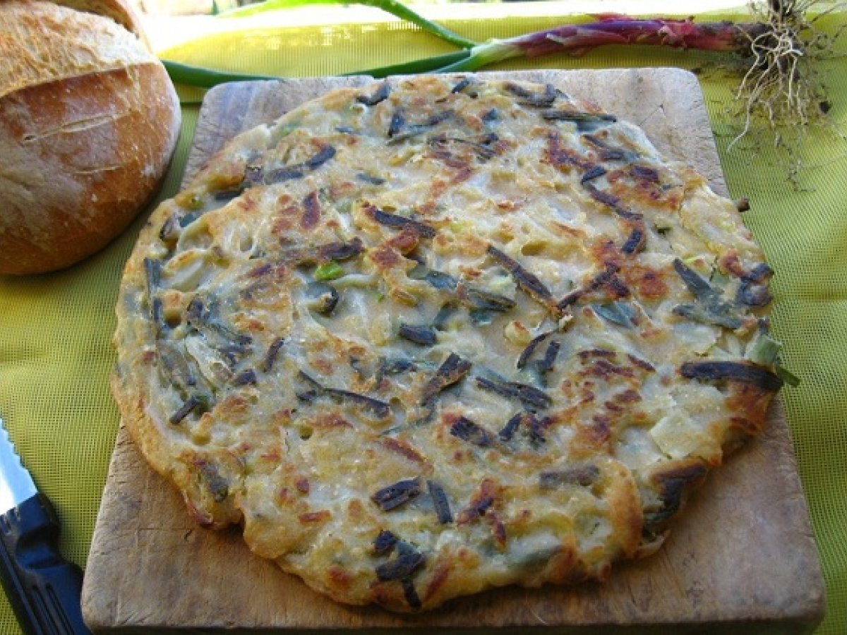 Nchiambara : frittata tipica di cipolle