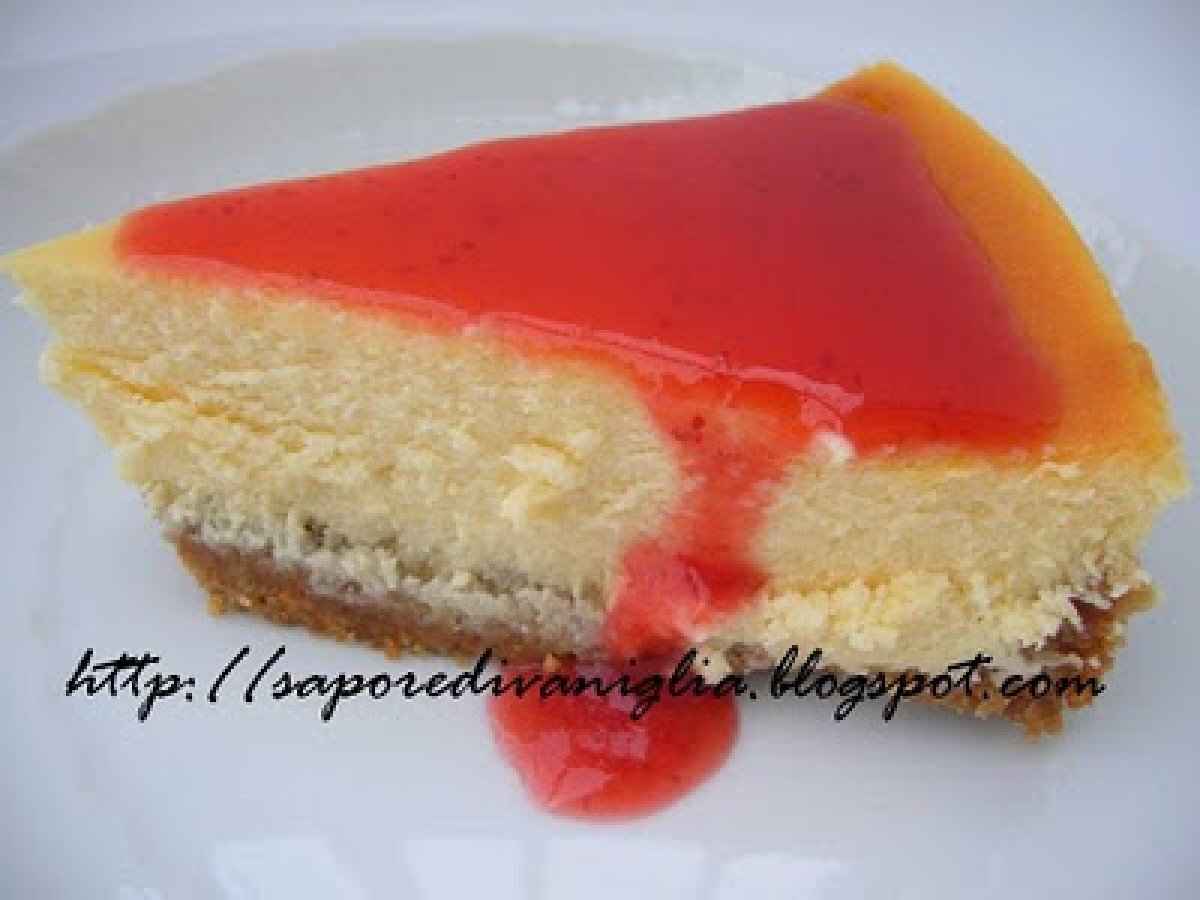 New York Cheesecake con salsa di fragole - foto 2