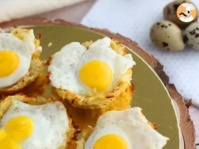 Nidi di patate con uova di quaglia - foto 2