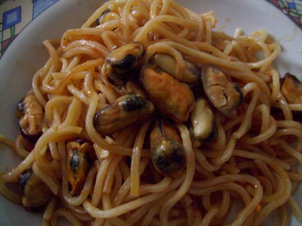 Noodles alle cozze