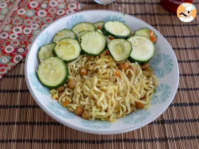 Noodles con ceci arrostiti e zucchine - foto 3