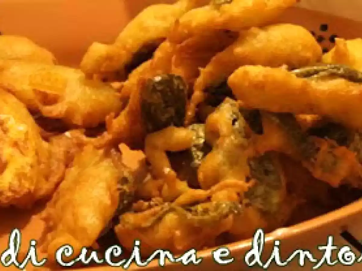 Nuvole di Peperoni verdi in pastella