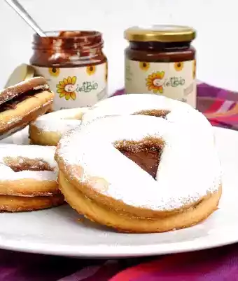 Occhi di bue bimby: ricetta dei biscotti al cioccolato