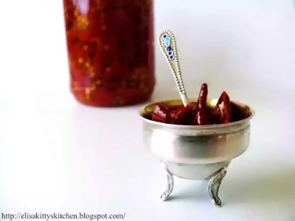 Olio al peperoncino fresco di Cayenna