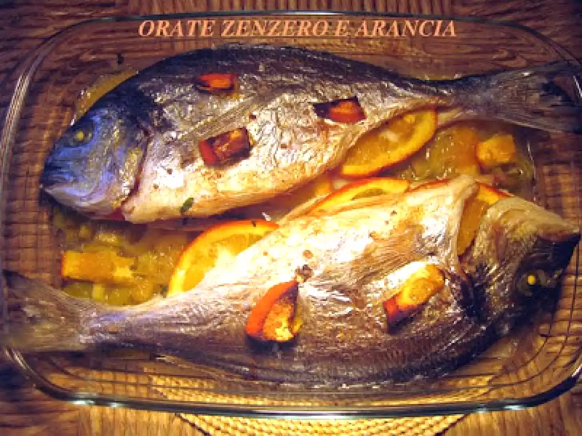 ORATA ALLO ZENZERO E ARANCIA