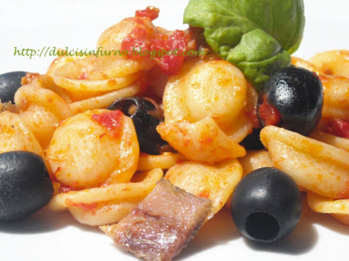 Orecchiette con Alici e Olive Nere - foto 3