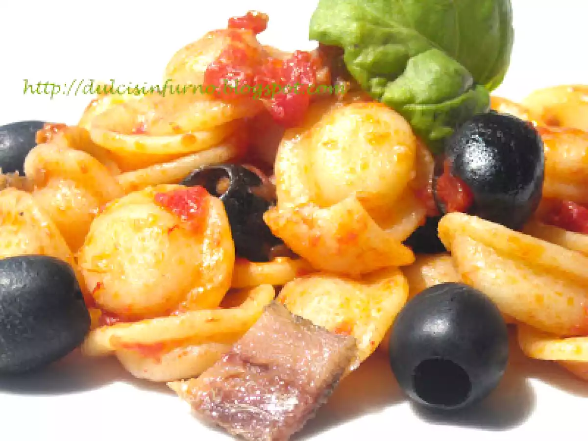 Orecchiette con Alici e Olive Nere - foto 3