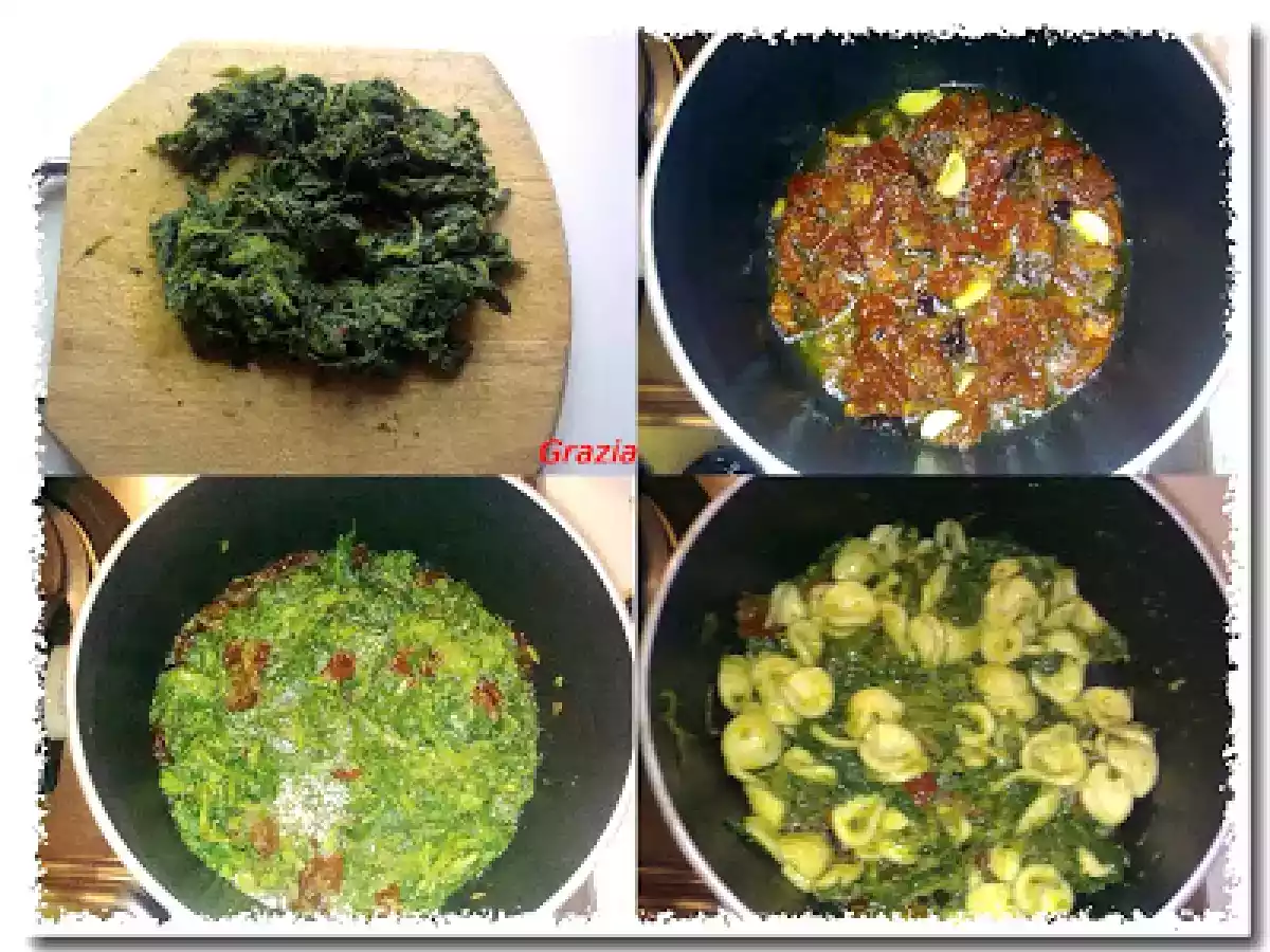 Orecchiette con cime di rape e pomodorini secchi - foto 2
