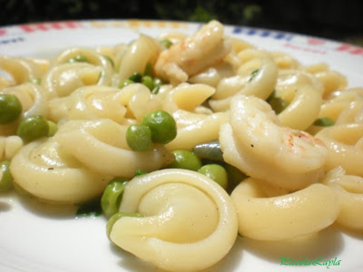 Orecchiette Napoletane con Piselli e Gamberoni - foto 2