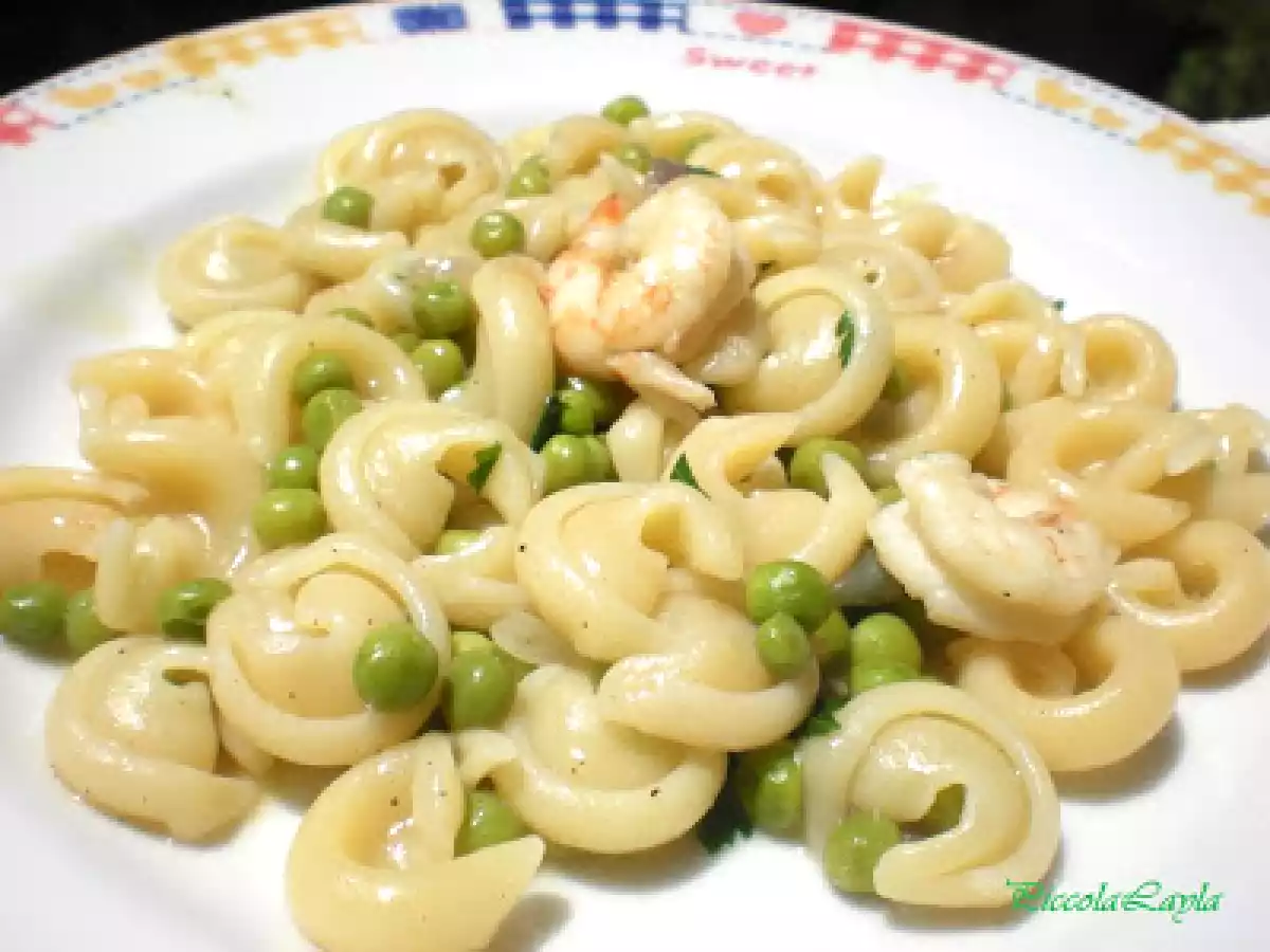 Orecchiette Napoletane con Piselli e Gamberoni - foto 3