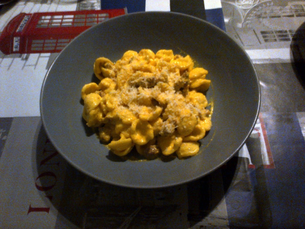 Orecchiette Salsiccia e Zafferano