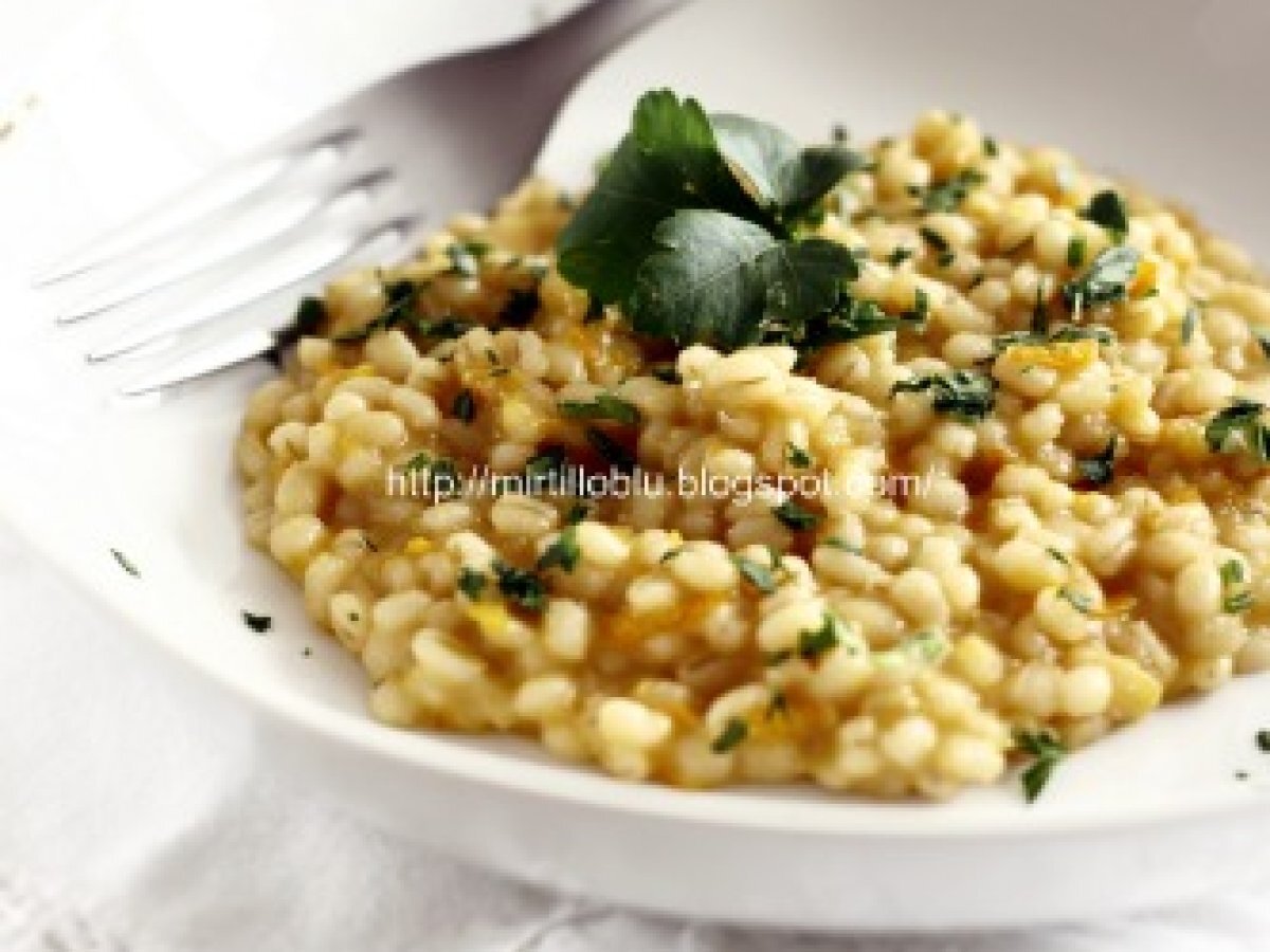 Orzotto all'arancia