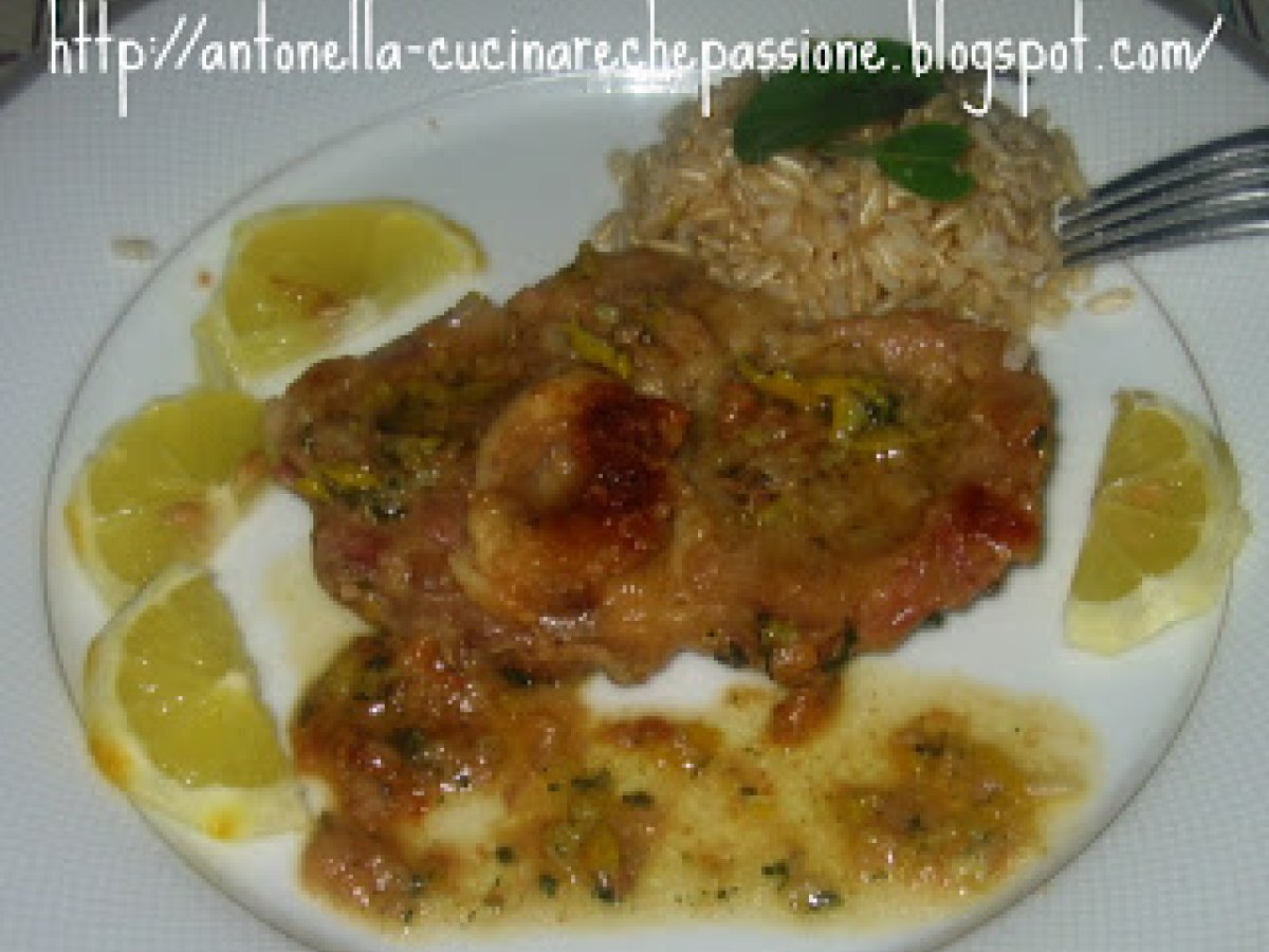 Ossibuchi con gremoulade di limone e salvia