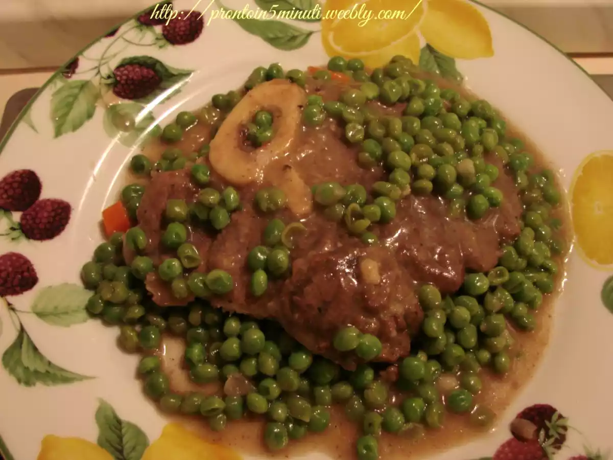 Ossobuco con Piselli