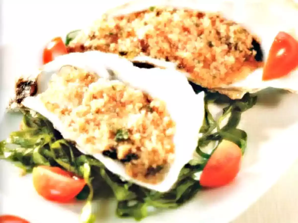 Ostriche con panatura mediterranea