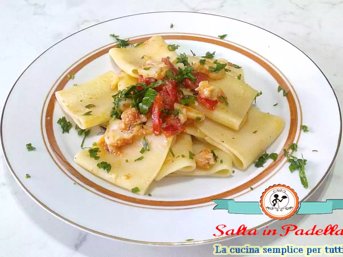 Paccheri al ragù di baccalà