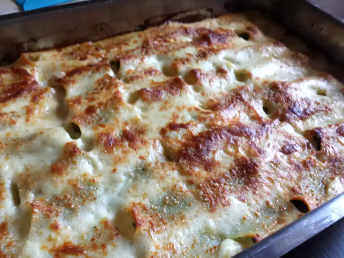 Paccheri gratinati con crema di spinaci e ricotta - foto 5