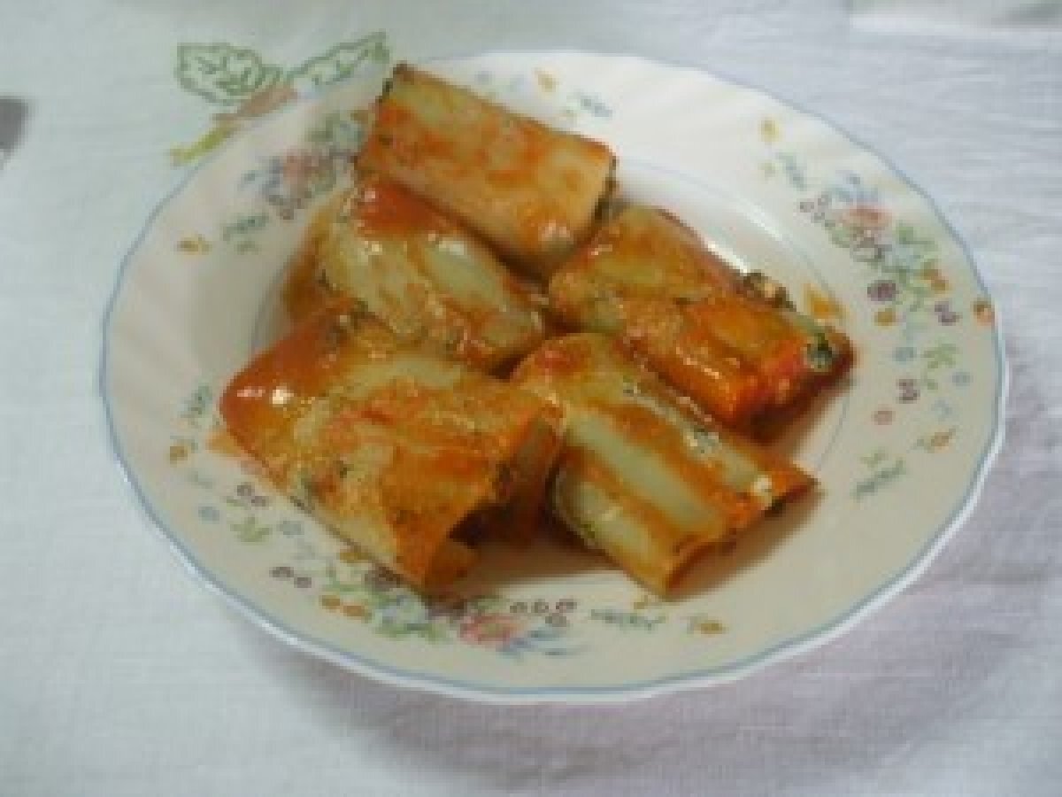 Paccheri ripieni con ricotta e spinaci