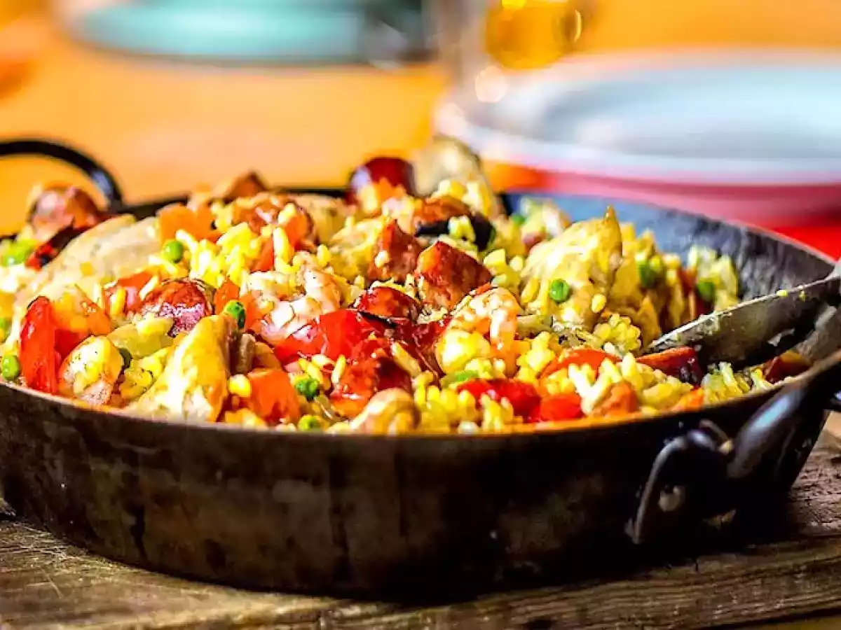 Paella mista alla valenciana