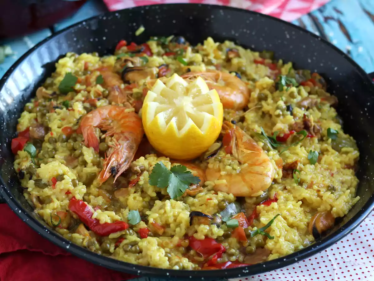 Paella rapida con il cookeo
