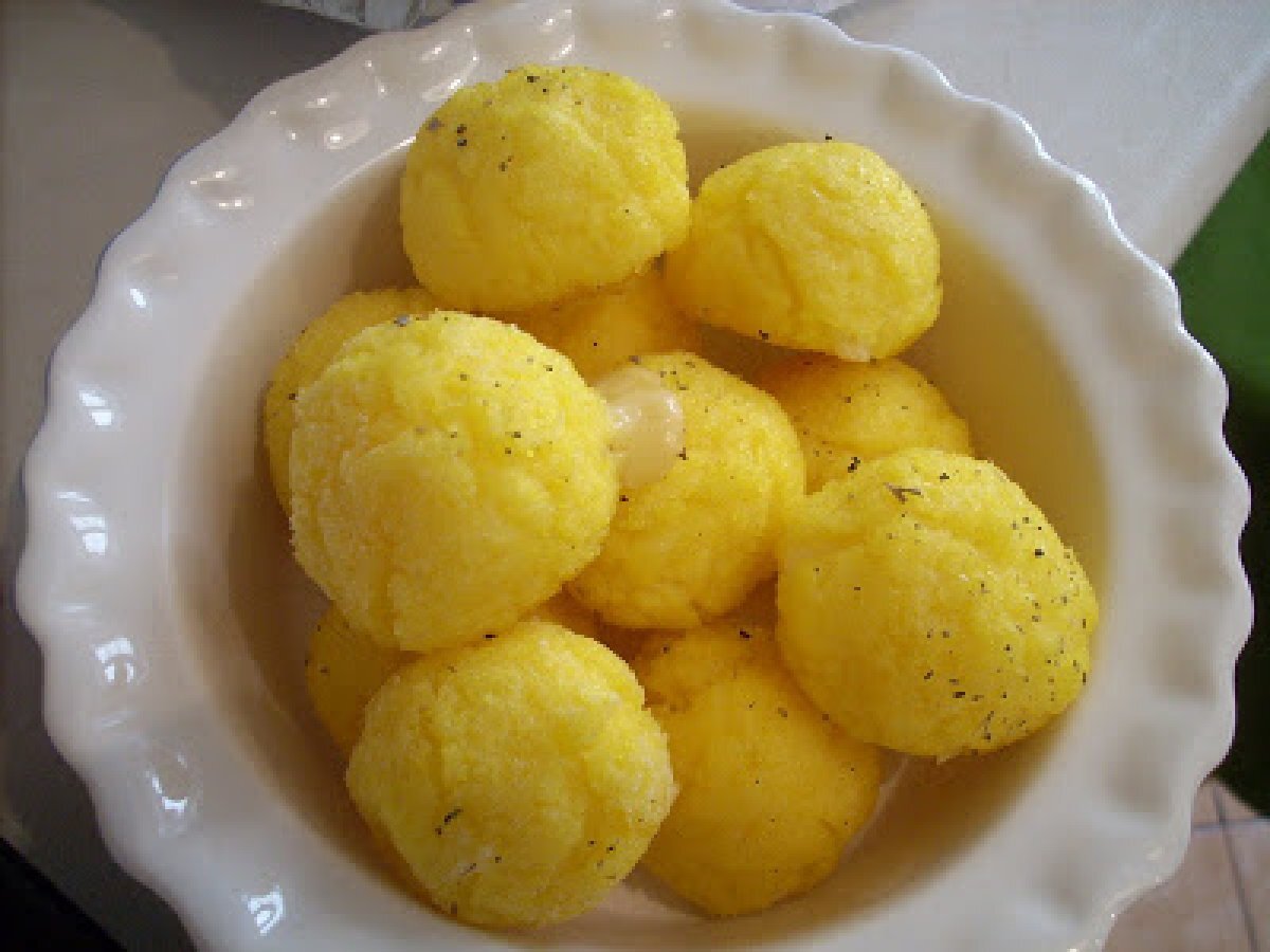 Palline croccanti di polenta con cuore fondente - foto 3