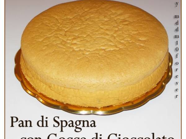 PAN DI SPAGNA CON GOCCE DI CIOCCOLATO