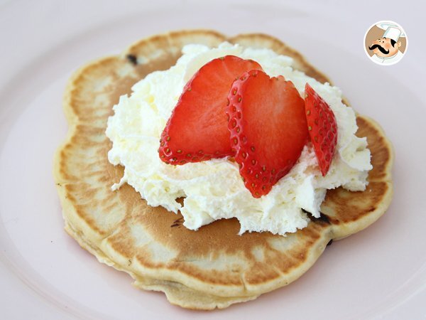 Pancakes con gocce di cioccolato Pancakes con gocce di cioccolato