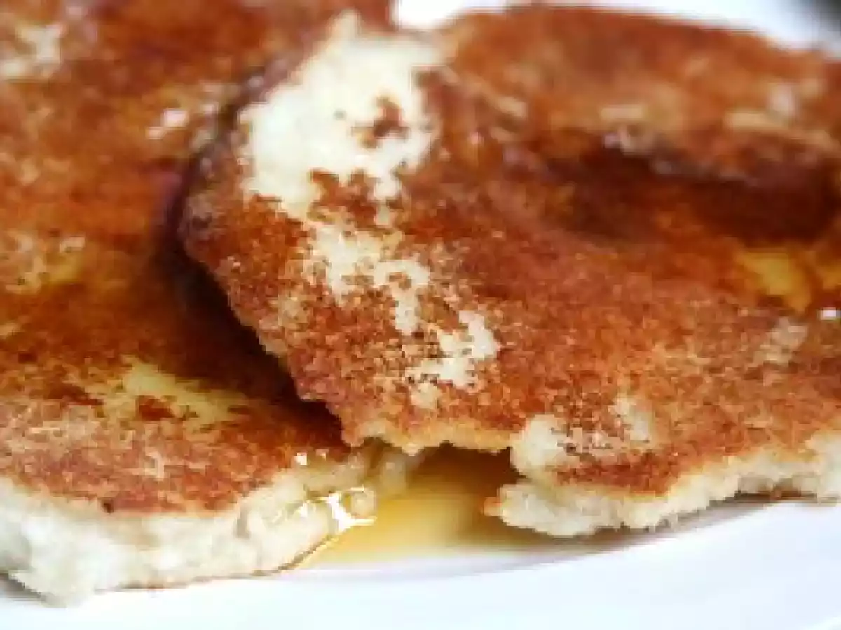 Pancakes di mais al miele