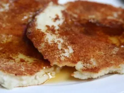 Pancakes di mais al miele