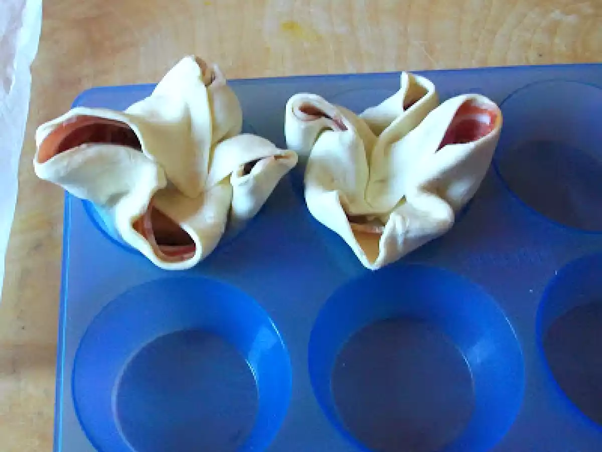 Pancetta con Roselline di Sfoglia e un'idea per un Piccolo Antipasto - foto 3