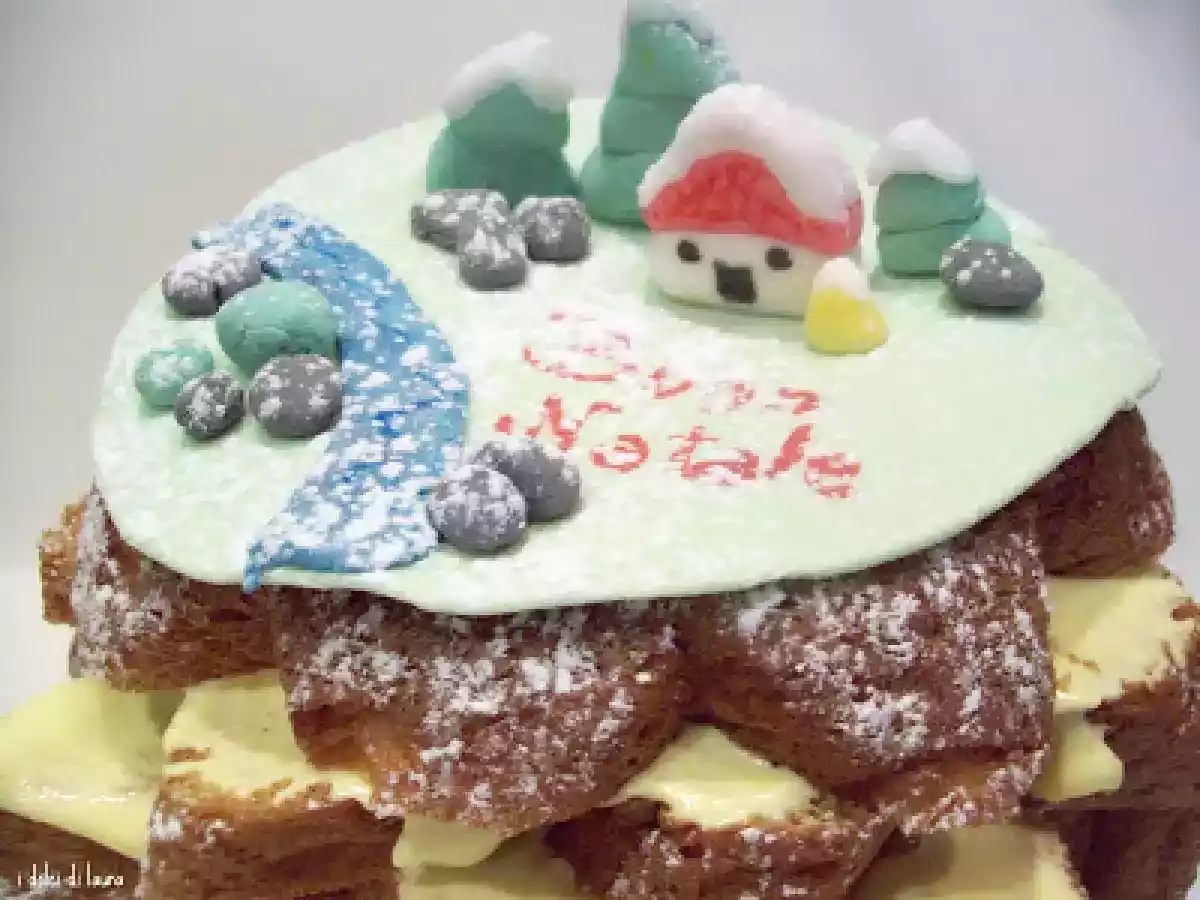 Pandoro farcito con crema al mascarpone