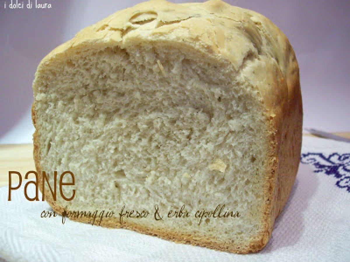Pane al formaggio fresco & erba cipollina