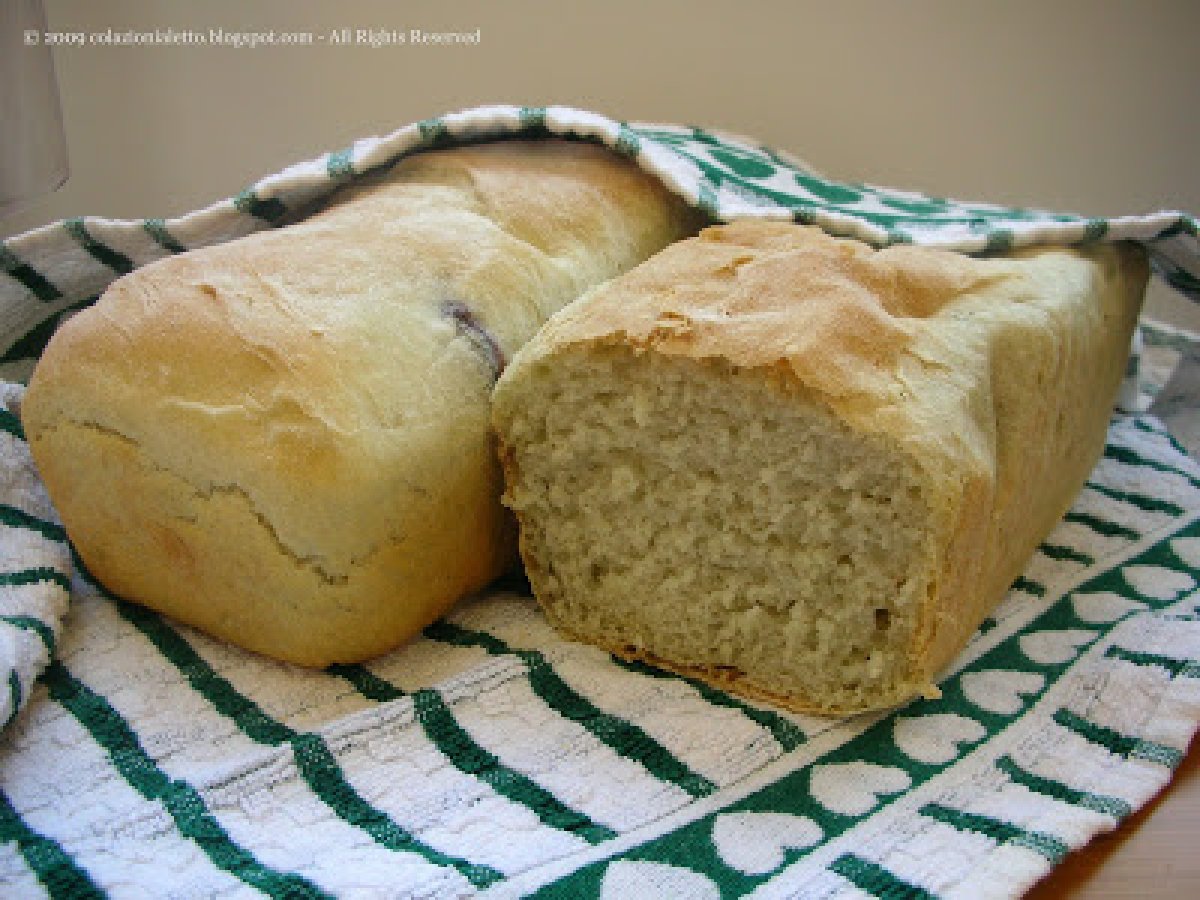 Pane al latte in cassetta
