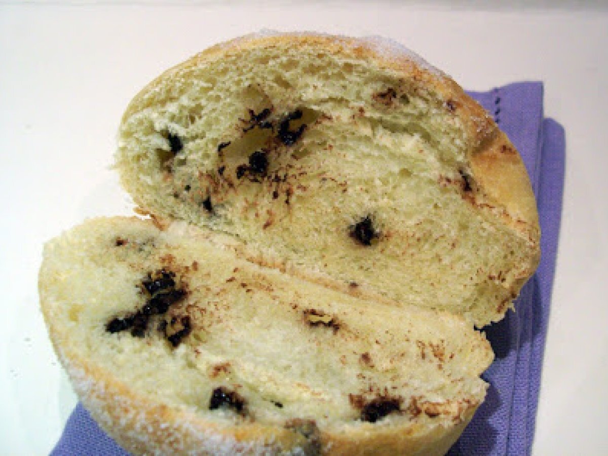 Pane con gocce di cioccolato