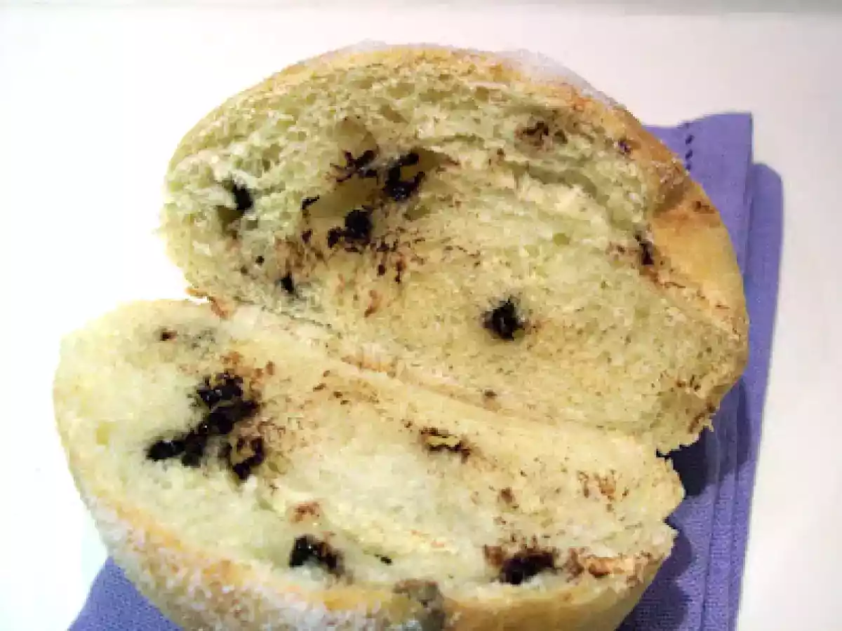 Pane con gocce di cioccolato