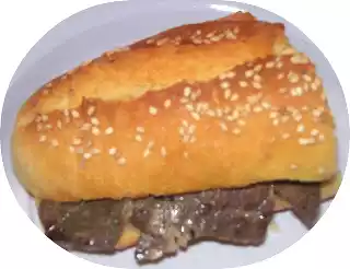 Pane con la milza (pani ca meusa)