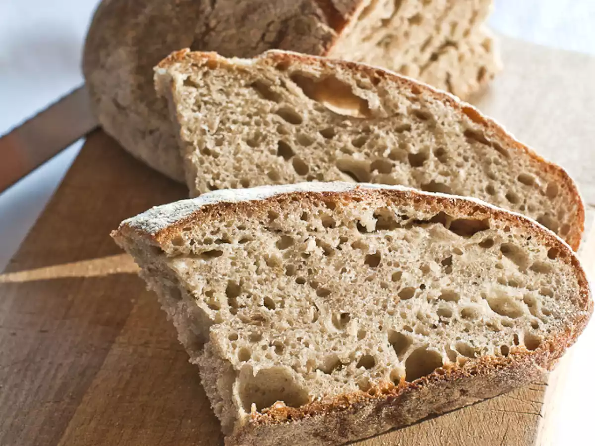 Pane di segale con sesamo e cumino